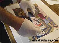 kaufman,art,paintings,3-D art construction