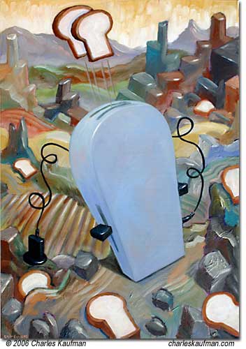 Charles Kaufman's ART --- Toaster Painting