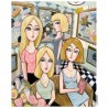 Giclée Print on Canvas: "Four Women in the Art Museum"