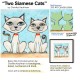 3D Grafik: "Two Siamese Cats"