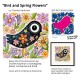 3D Grafik: "Bird & Spring Flowers"