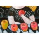 Giclée-Druck auf Leinwand: "Counting the Apples"