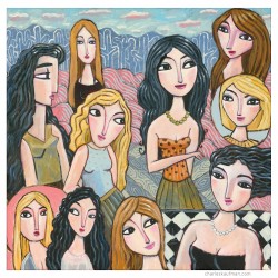 Giclée Print on Canvas: "10 Women"
