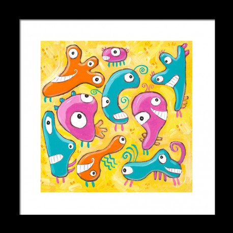 3D Graphic: "Happy Monsters"