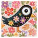 3D Graphic: "Bird with Flowers"