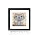 3D Graphic: "Smiling Grey Cat"