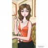 Giclée Print on Canvas: "Woman Writing A Letter"