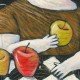Giclée Print on Canvas: "Counting the Apples"