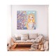 Giclée Print on Canvas: "Enjoying the Flowers"