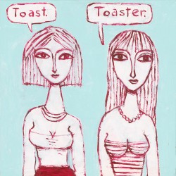 Giclée-Druck auf Leinwand: "Toast. Toaster."