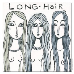 Giclée-Druck auf Leinwand: "Long Hair"