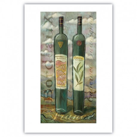 Giclée Print on Fine Art Paper by Charles Kaufman: "Bordeaux-Cabernet".