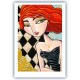 Giclée Print on Fine Art Paper by Charles Kaufman:  "Red Hair, Green Eyes".
