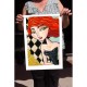Giclée Print on Fine Art Paper by Charles Kaufman:  "Red Hair, Green Eyes".