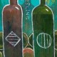 Giclée Print on Fine Art Paper by Charles Kaufman: "Bottles of Wine".