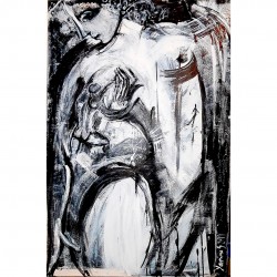 Giclée-Druck auf Fine Art Papier von Yasmina S: "Feliĉo (Happiness)"