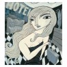 Giclée-Druck auf Leinwand: "Checking into a Hotel"