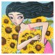 Giclée Print on Canvas: "Picking Sunflowers"