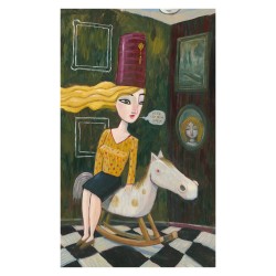 Giclée Print on Canvas: "Ride the Wild Pony"