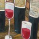 Giclée Print on Canvas: "Merlot, Zinfandel, Pinot Noir"