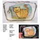 Crushed Can Art: "Happy Fat Cat"