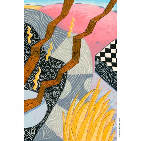 Giclée Print on Canvas: “Fields on the Horizon”⁣