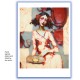 Giclée Print on Fine Art Paper by Charles Kaufman: "Woman Sitting at a Table".