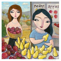 3D Graphic: "Pears and Apples"