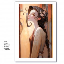 Giclée Print on Fine Art Paper: "Flowers in her Hair".