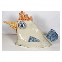 Ceramic:  "White Chicken"