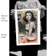 Giclée-Druck FineArt Papier: "Woman Sitting at a Table"