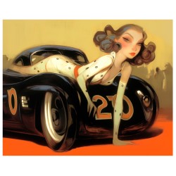 Giclée Print on Fine Art Paper: "Life in the Fast Lane -3 "