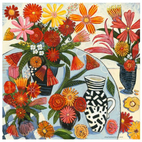 Painting: "Flowers in a Room"
