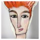 Sculpture: "Women with Orange Hair"