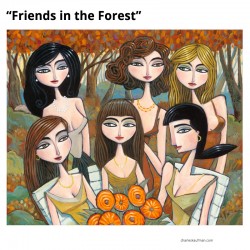 3D Graphic: "Friends in the Forest"