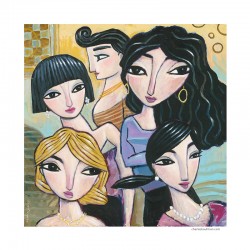 Gemälde: "Five Women"