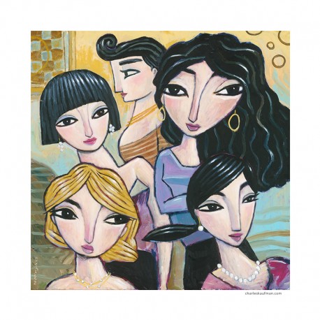 Painting: "Five Women"