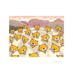 3D Graphic: "Stare Bears on a Hill"