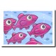 Giclée Print on Fine Art Paper: "Purple Fish"