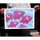 Giclée Print on Fine Art Paper: "Purple Fish"