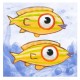3D Grafik: "Two Yellow Fish"