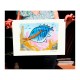 Giclée Print on Fine Art Paper: "Blue Fish"
