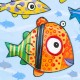 3D Grafik:  "Happy Colorful Fish"