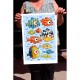 Giclée Print on Fine Art Paper: "Colorful Fish in the South Sea"
