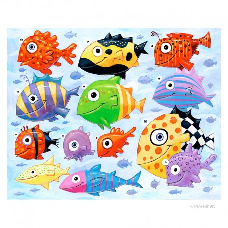 3D Grafik:  "The Ocean is Full of Colorful Fish"