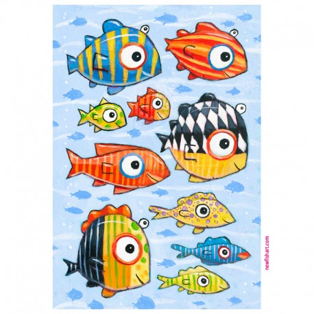 3D Graphic: "Colorful Fish in the South, South Sea"