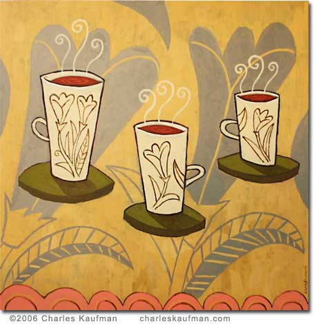 Coffee Artand paintings by Charles Kaufman