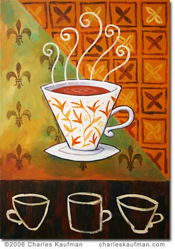 Coffee Artand paintings by Charles Kaufman