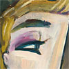 Art and Paintings by Charles Kaufman- Note the brushstrokes and blending of the paints in these close-up, detail views.